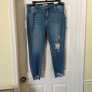 Classic Blue Jeans with Rips!